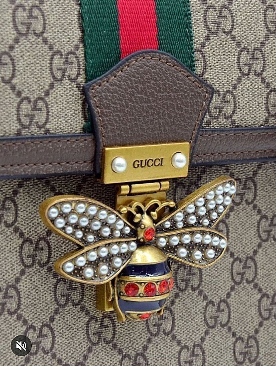 Gucci Queen Margaret GG Supreme Top Handle Bag
