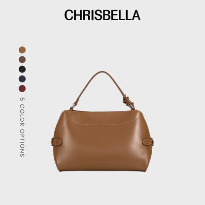 Chrisbella Elegant Top-Handle Shoulder Bag Set