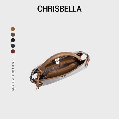 Chrisbella Elegant Top-Handle Shoulder Bag Set