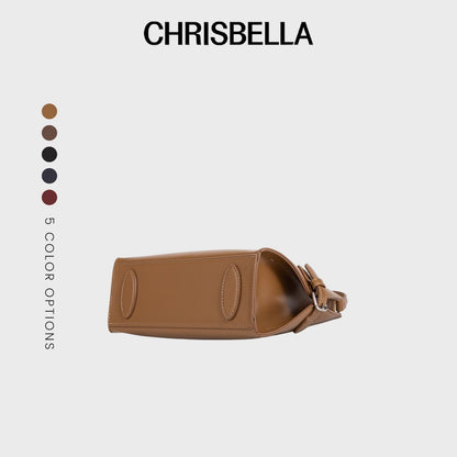 Chrisbella Elegant Top-Handle Shoulder Bag Set