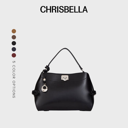 Chrisbella Elegant Top-Handle Shoulder Bag Set