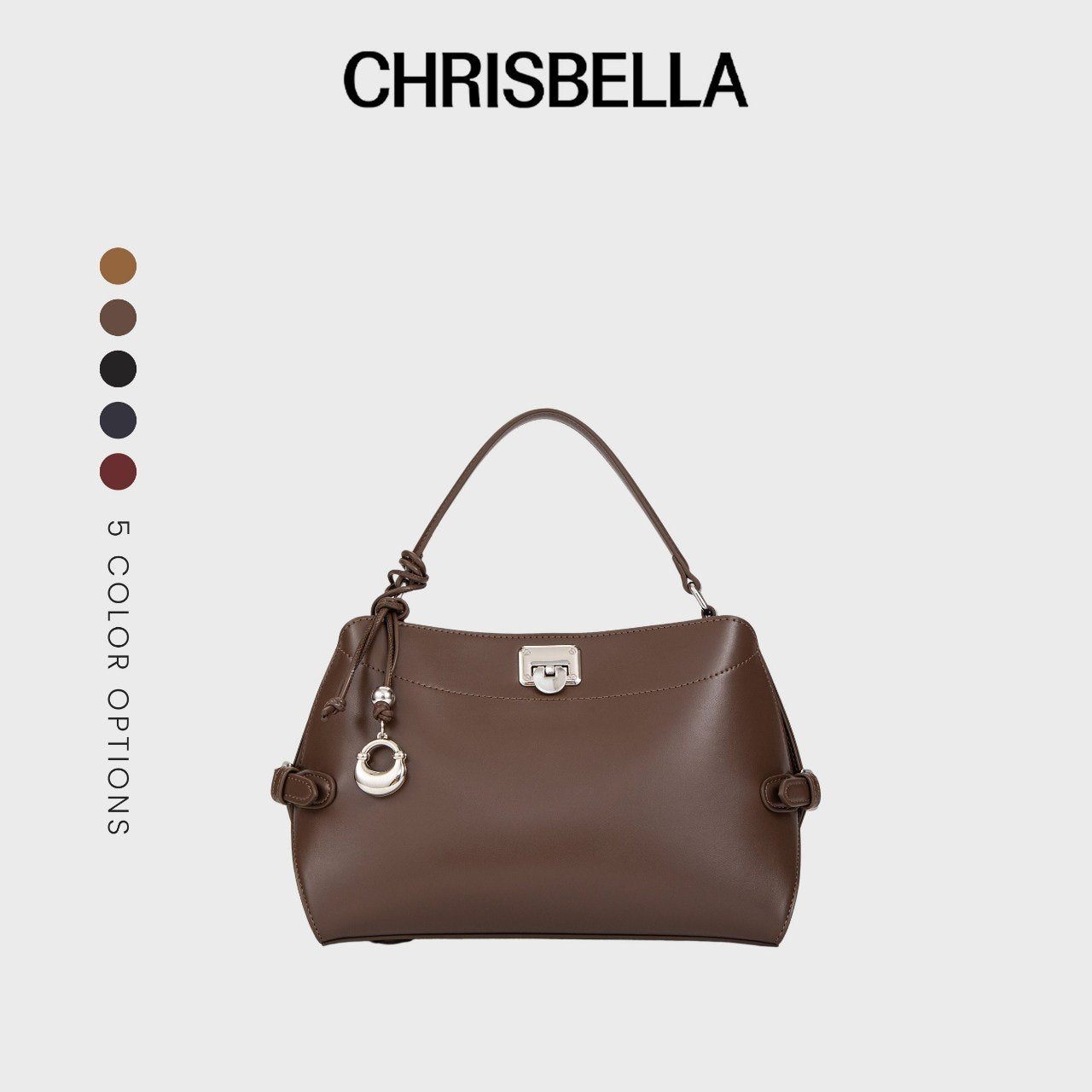 Chrisbella Elegant Top-Handle Shoulder Bag Set