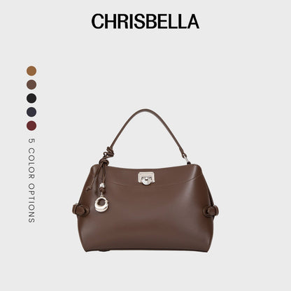 Chrisbella Elegant Top-Handle Shoulder Bag Set