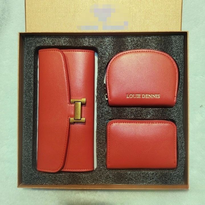 Luxury 3-Piece Women's Wallet & Card Holder Gift Set