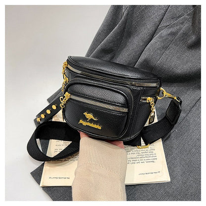 Chic Kangaroo Multi-Pocket Crossbody & Waist Bag