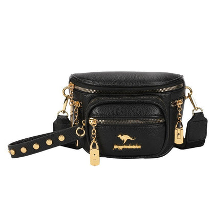 Chic Kangaroo Multi-Pocket Crossbody & Waist Bag