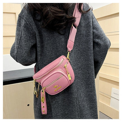 Chic Kangaroo Multi-Pocket Crossbody & Waist Bag