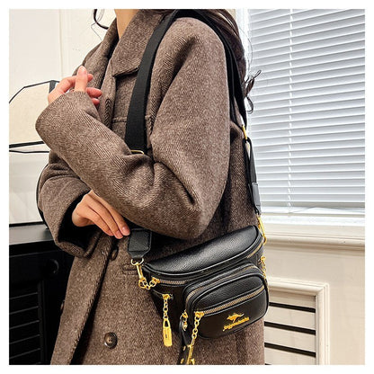 Chic Kangaroo Multi-Pocket Crossbody & Waist Bag