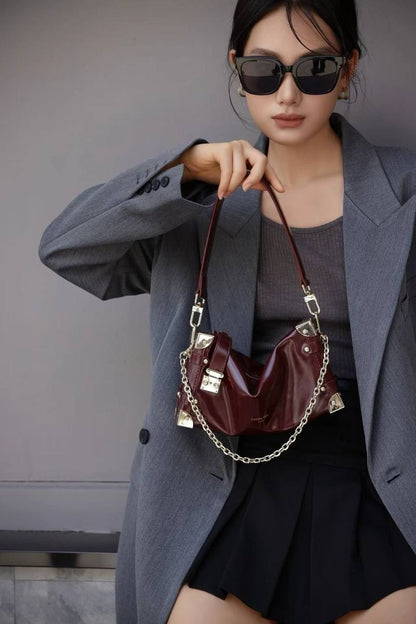 Camille Selin Punk-Chic Shoulder Bag
