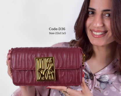Miss Dior Cannage & Studded Flap Bag