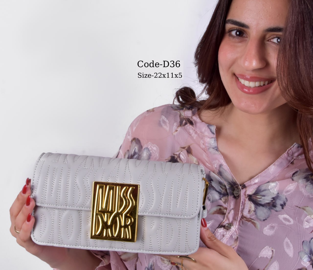 Miss Dior Cannage & Studded Flap Bag