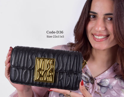 Miss Dior Cannage & Studded Flap Bag